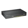 ZYXEL GS1920-8HPv2 – 10-portni Smart Managed switch (omrežni preklopnik) z 8x Gigabit bakrenimi porti in 2x Gigabit SFP/combo porti.