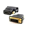 E-GREEN DVI-I (24+5) Dual Link (M) - HDMI (F) Black