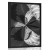 Plakat umetniška abstrakcija v črnobeli varianti - 60x90 black