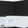 Viseći ormarić s pohranom Crni hrast i bijela 57 x 57 x 100 cm