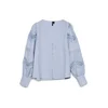 VERO MODA Bluza VMTHEA svetlo modra