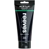 Akrilna barva črna 200 ml Reeves