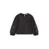 WE Fashion Bluza antracit / bela