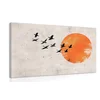Slika japandi oranžna luna - 60x40