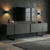 Nordure TV komoda, 180x50x30cm, Antracit