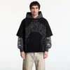 Mikina PLEASURES Dragon Layered Hoodie Faded Black S