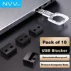 NVV Bezbednosna brava za USB portove, 10 komada, Crna