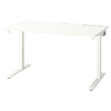 MITTZON Radni sto, bela, 140x80 cm