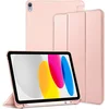 GS Ovitek za iPad 11 2025 A16 (11. gen.)/iPad 10.9 2022 (10. gen.), pametni pisalo, z držalom za pisalo, roza