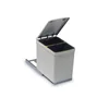 Alveus ALBIO Kanta za smeće 2x7.5 l, Siva