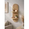Hanah Home Zidna polica, 20x70x13cm, bež