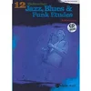 MINTZER:12 MEDIUM EASY JAZZ,BLUES & FUNK ETUDES+CD BASS CLEF