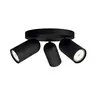 Lampa Philips Pongee Spot 3 x 10 W GU10 - Crna
