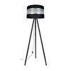 Podna lampa CORAL 1xE27/60W/230V wenge/crna/hrom