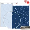 Papirji za scrapbooking Drops A4 - srebrne pike 2