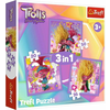 Trefl Puzzle Trolli 3: Spoznajte trole 3v1 (20,36,50 kosov)