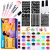 XXL set glitter tattoo za izdelavo bleščečih tatujev
