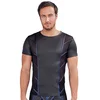 NEK Cool Matte Look Shirt with Blue Metallic Stripes 2162016 Black XL