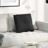 Jastuk za leđa Crna 50 x 19 x 45 cm tkanina