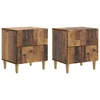 Noćni ormar s ladicama 2 pcs Staro drvo 43 x 34,5 x 48 cm