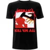 Metallica Unisex majica Kill Em All Tracks (Back Print) L