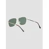 Empyre Hayes Translucent Square Aviator Sunglasses translucent