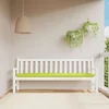 Jastuk za vrtnu klupu jarkozeleni 200x50x7 cm od tkanine Oxford