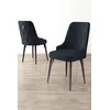 Hanah Home Set stolica Newa, 46x94x46 cm, 2 komada, Antracit-braon