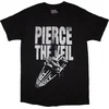 Pierce The Veil Majica Large Text Unisex Black 2XL