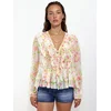 Hiccup Bluza oliva/roza/bela