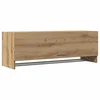 Vidaxl Garderobna omara artisan hrast 100x32,5x35 cm inženirski les