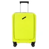 Kabinski kovček TRAVEL AND MORE Unbreakable - lime, trdi, predal, 38 l