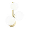 Ideal Lux - LED zidna svetiljka PERLAGE 3xG9/3W/230V zlatna/bela