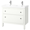 HEMNES / ORRSJÖN Post.umiv. s fiokama/umiv/slavinama, bela, 102x49x89 cm