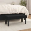 Klupa crna 70 x 30 x 30 cm od tkanine