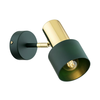 Argon 8111 - Zidna spot svetiljka DORIA 1xE27/15W/230V zelena/mesing
