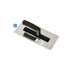 Kubala Lopatica Stainless steel trowel, 10 mm tooth, 130 x 270 mm, plastic open handle M