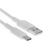 Infostyle Polnilni kabel Borofone BX111 Feliz USB v USB-C 3A 1M Bela