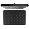 Head shower, 205x305mm, Silicone Nozzles, ABS/black matt - Črna mat barva - Sapho - 24 - Plastika - Kvadratni - 305 - 205 - 14
