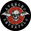 Avenged Sevenfold Distressed Skull Našitek za šivanje 29 cm