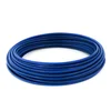 100m DRAHTSEIL v PVC 2,5/5mm BLAU verzinkt Stahlseil Seil Draht Stahl
