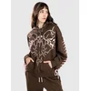 Vitriol Lenexa Zip ženski pulover s kapuco brown
