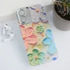 Maska Painting Flower za iPhone 16 zelena