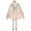 TEDDYKOMPANIET Plišasta igrača zajček balerina, 40 cm, pralna v pralnem stroju