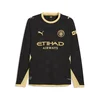 PUMA Manchester City 26/27 Away Authentic Long Sleeve Jersey Men, Sports, Black/Flaxen, 3XL