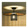 Duolla - Plafonski luster TOKYO RATTAN 1xE27/15W/230V O 50 cm zlatna/crna