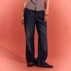 Straight fit farmerke