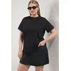 Trendyol Curve Ženska majica Tbbss25Bf00077, Crna