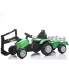 Traktor sa prikolicom i pokretnom kašikom Zeleni ( 13702 )