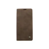 Maska za telefon LEATHER RETRO FLIP za Huawei P50 Pro, Tamnobraon